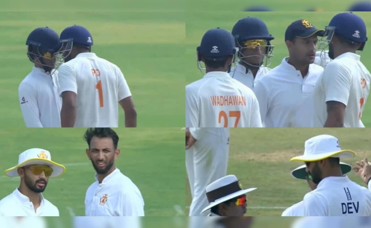 JK vs KAR; Ranji Trophy Elite Final: मैदान पर मचा बवाल, रणजी मैच में जम्मू के कप्तान पारस डोगरा ने कर्नाटक के खिलाड़ी को मारा धक्का