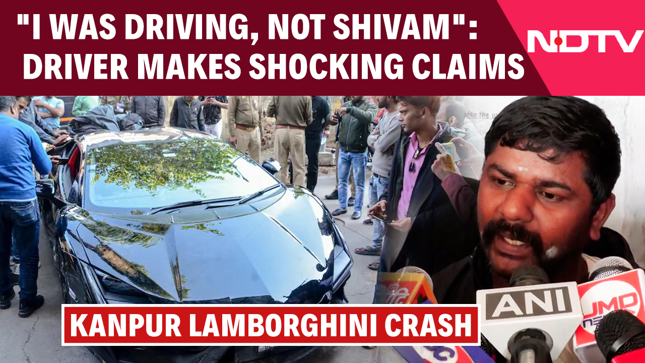 I Was Driving The Car, Not Shivam: Driver Makes Shocking Claims In Kanpur Lamborghini Crash