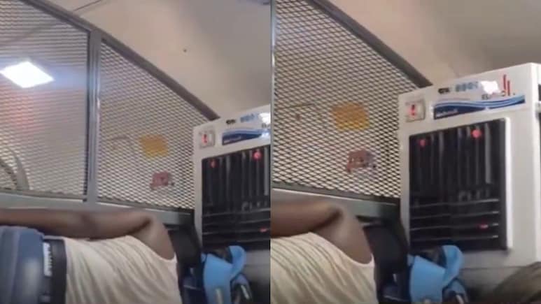Indian Railways में देसी जुगाड़, कोच में फिट किया छोटा कूलर, Video हुआ वायरल