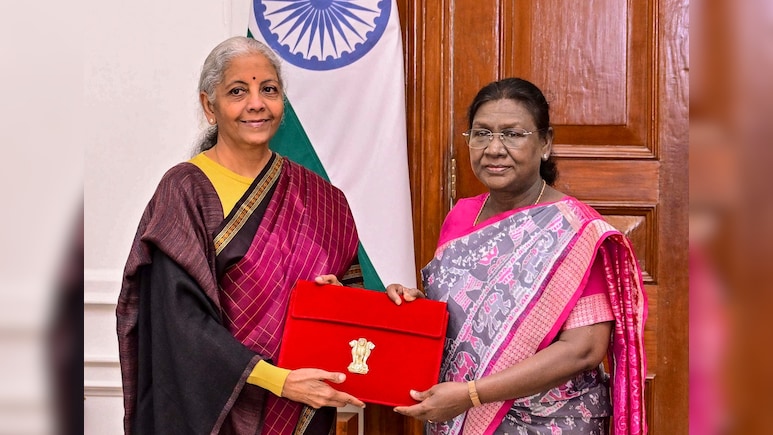 Finance Minister Nirmala Sitharaman Meets President Ahead Of Budget Speech