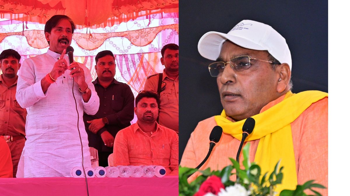 आजमगढ़ में योगी के मंत्रियों की अदावत, मंच पर शक्ति प्रदर्शन, अनिल राजभर को ओम प्रकाश राजभर ने नहीं बुलाया