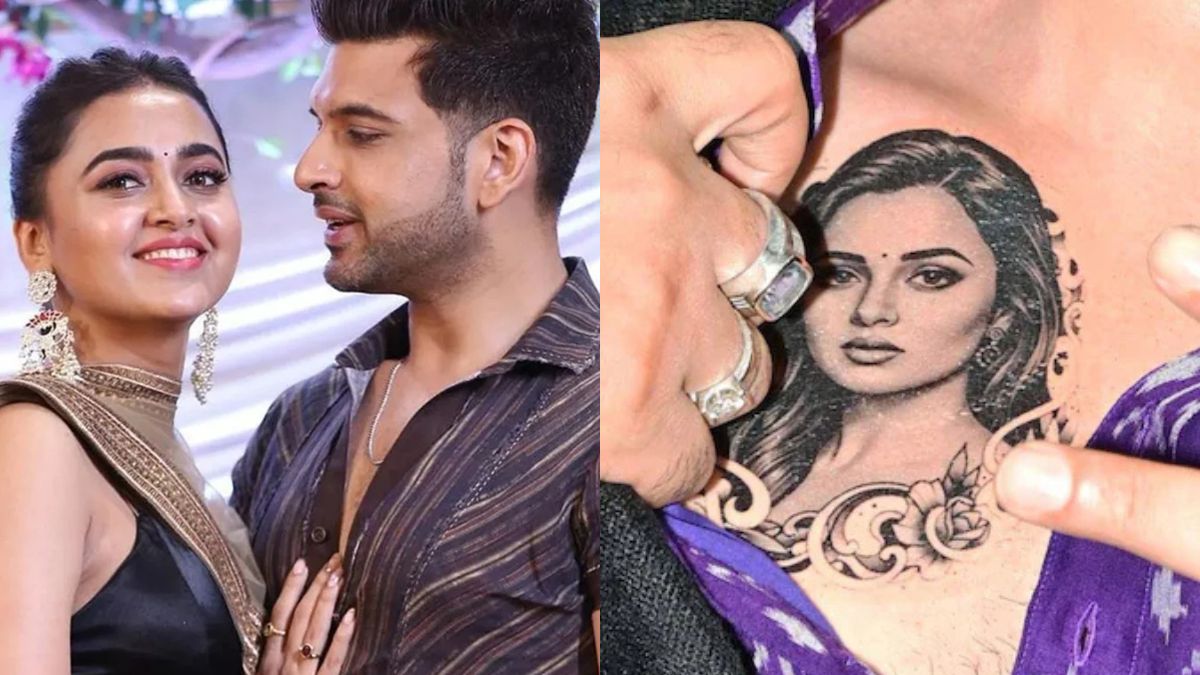 Karan Kundrra Breaks Silence On The Truth Behind Girlfriend Tejasswi Prakash's Face Tattooed On His Chest