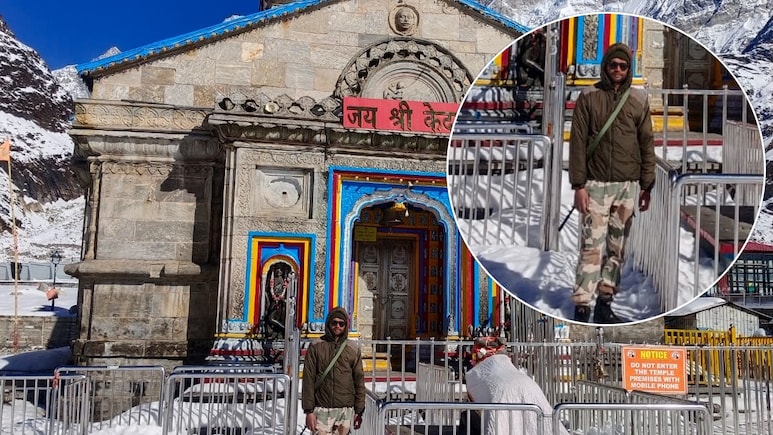 बर्फ की चादर में केदारनाथ धाम, इन जवानों का हौंसला आपको सलाम करने पर मजबूर कर देगा