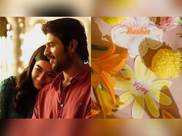 Inside Pics From Rashmika Mandanna And Vijay Deverakonda's Haldi Ceremony: Floral Garden Party With Pet Graffiti Decor