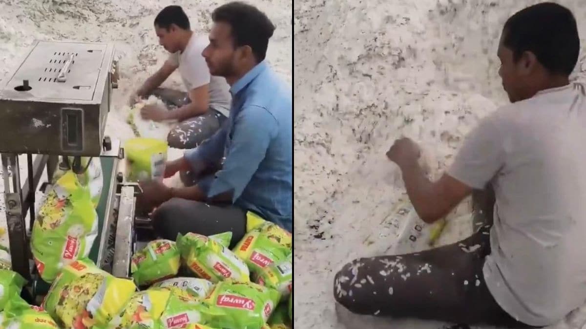 Shocking Viral Video Shows Staff Of Popular Poha Brand Packing It Straight From The Floor, Bare-Handed