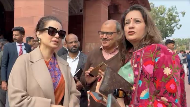"<i>Kaam Ki Dosti Hai, Boss</i>": Kangana Ranaut, Team Thackeray Leader's Bonhomie