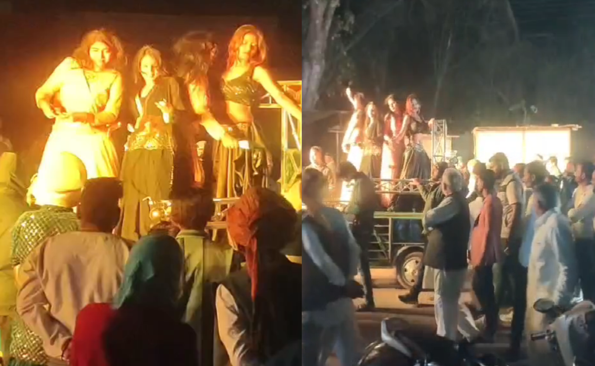 Viral Video: धार में गढ़ कालिका माता मंदिर के सामने बारात में अश्लील डांस का आरोप; श्रद्धालुओं में नाराजगी