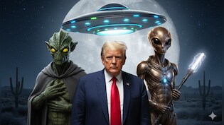 वायरल 'एरिया 51' और एलियन को लेकर ये क्या बोल गए ट्रंप! दुनिया भर में मच गई खलबली