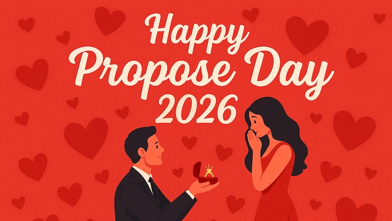 Happy Propose Day 2026 Wishes: प्रपोज डे पर दिल का हाल बयां करने के लिए पार्टनर को भेजें ये रोमांटिक संदेश
