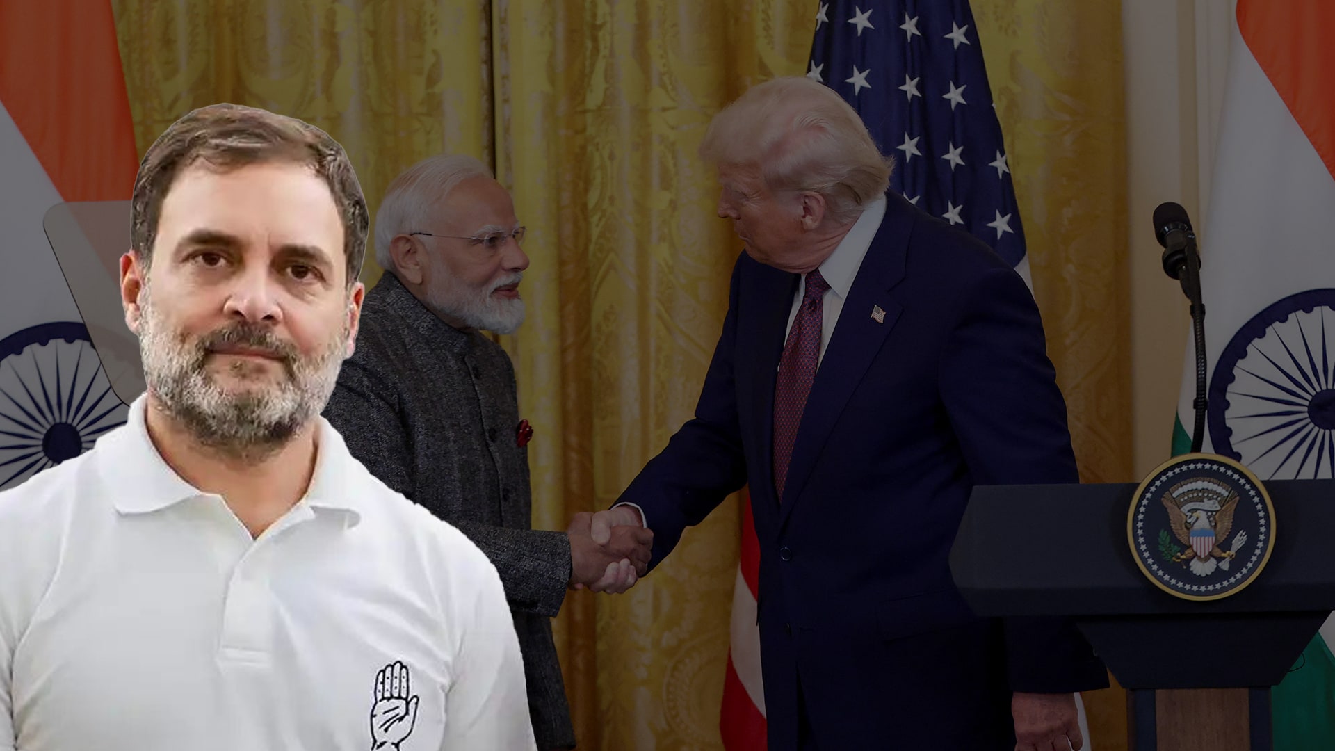 "President Trump, Talk To Us As Equals": Rahul Gandhi's Dig At Centre