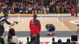 Japanese Volleyball Player's Accidental Serve Hits Judge, His Sliding Apology Goes Viral