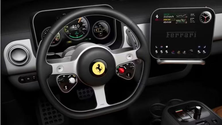 Ferrari Luce EV Interior Revealed: Features Tactile Knobs, Buttons And More From Past
