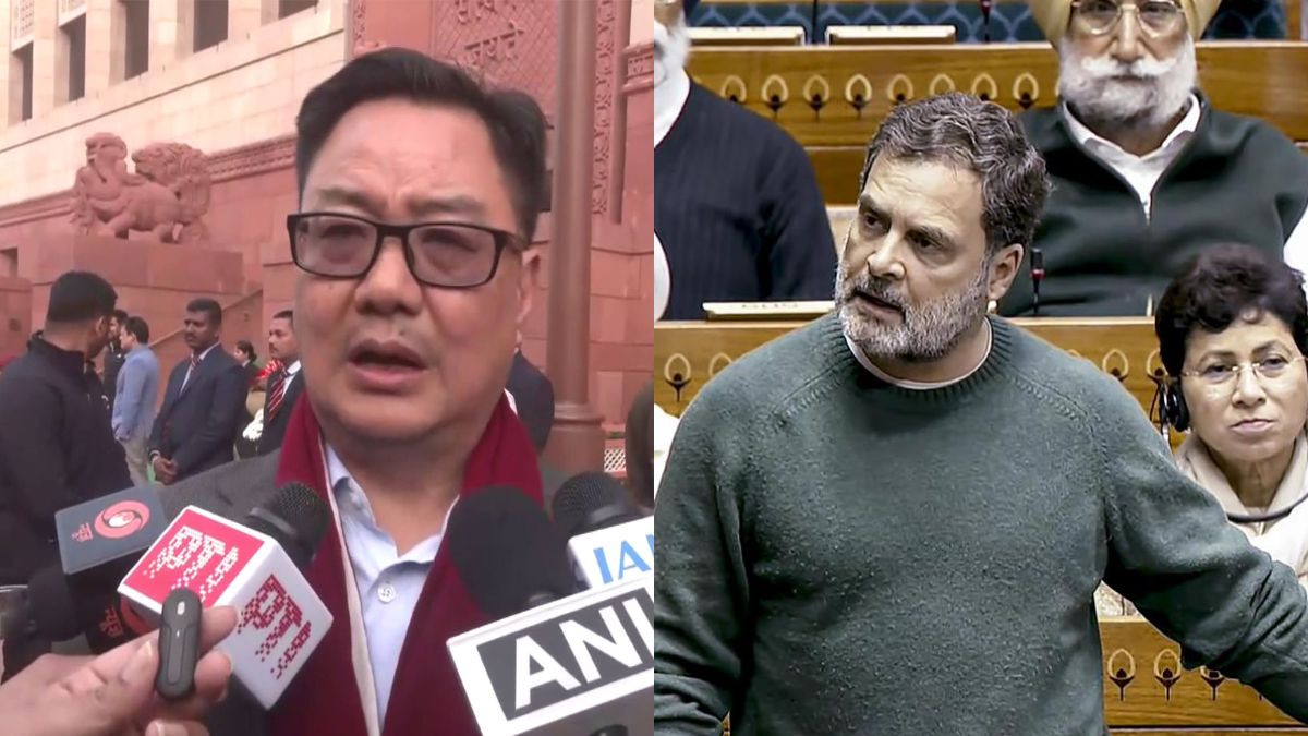 'बच्चों वाली हरकत न करें राहुल गांधी, उनके रवैये से स्पीकर भी आहत...', किरेन रिजिजू ने नेता विपक्ष को घेरा