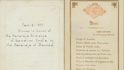 Viral: Maharaja Of Baroda's Dinner Menu From 1897 For Maharaja Of Gwalior