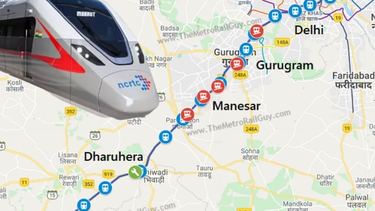 दिल्ली से चलेगी एक और रैपिड रेल, गुरुग्राम, रेवाड़ी से अलवर तक सुपरफास्ट स्पीड, जानें 22 स्टेशनों का पूरा रूट