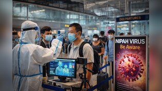 Nipah Virus Alert: भारत से आने वालों पर म्यांमार की कड़ी नजर, यांगून एयरपोर्ट पर कसी नकेल
