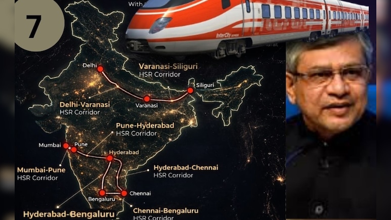बुलेट रफ्तार से दौड़ेंगी ट्रेनें, दिल्ली, वाराणसी से मुंबई तक हाईस्पीड रेल कॉरिडोर से जुड़ेंगे 40 से 50 शहर, जानें रूट मैप से लेकर पूरा डिटेल