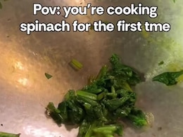 Watch: Viral Video Shows The Relatable Struggle Of Cooking Spinach For The First Time