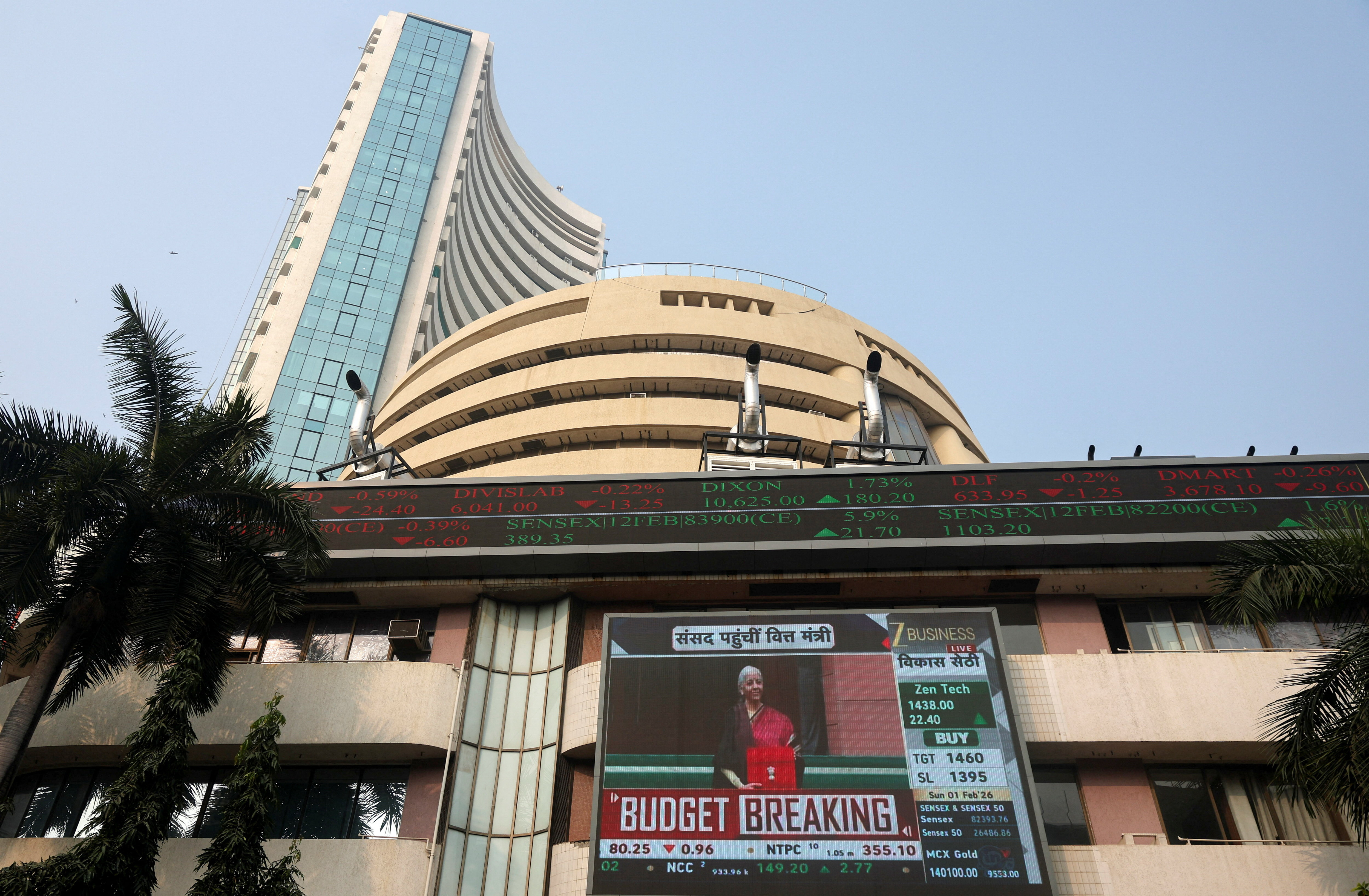 Why Markets Are In Red After Nirmala Sitharaman's Budget Speech