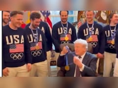 आइस हॉकी टीम ने ट्रंप को दिया विंटर ओलंपिक गोल्ड मेडल, जवाब मिला- वापस नहीं कर रहा