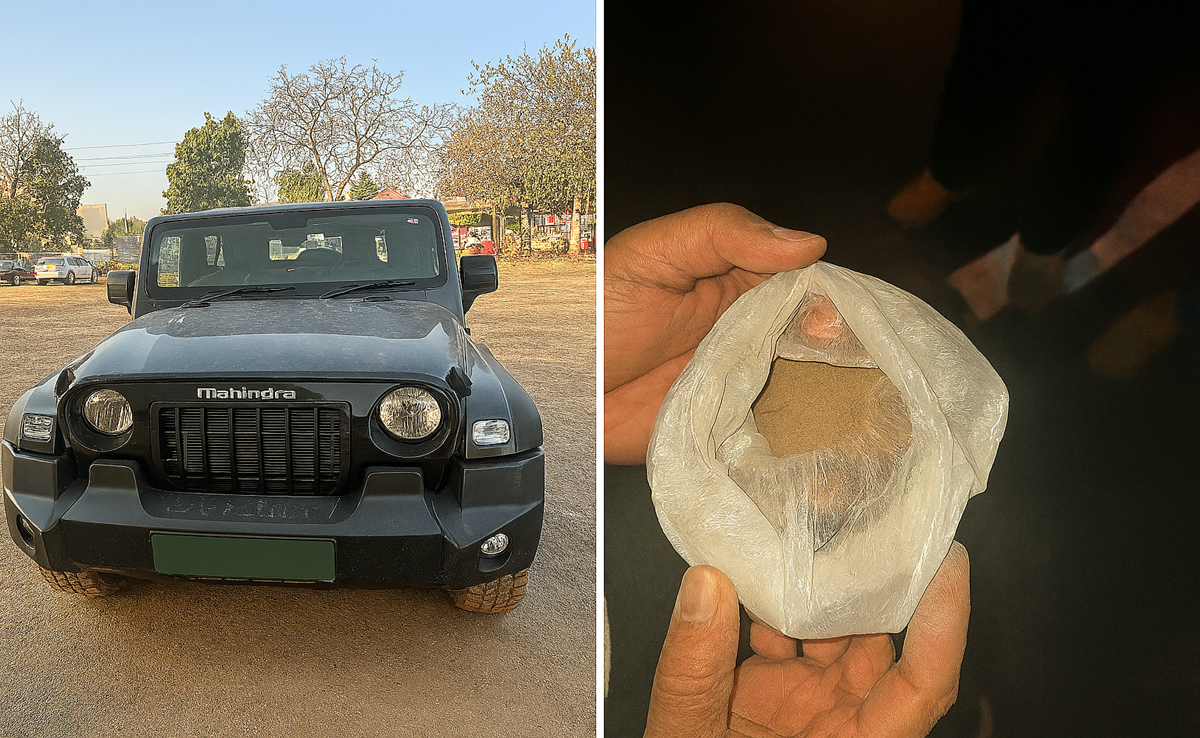 Ratlam Brown Sugar Seizure: रतलाम में 2.46 करोड़ की ब्राउन शुगर जब्त, CBN ने बिलपांक टोल से दो तस्कर दबोचे