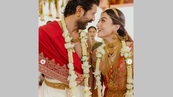 First Photos Out! Rashmika Mandanna, Vijay Deverakonda Share Pictures From Nuptials