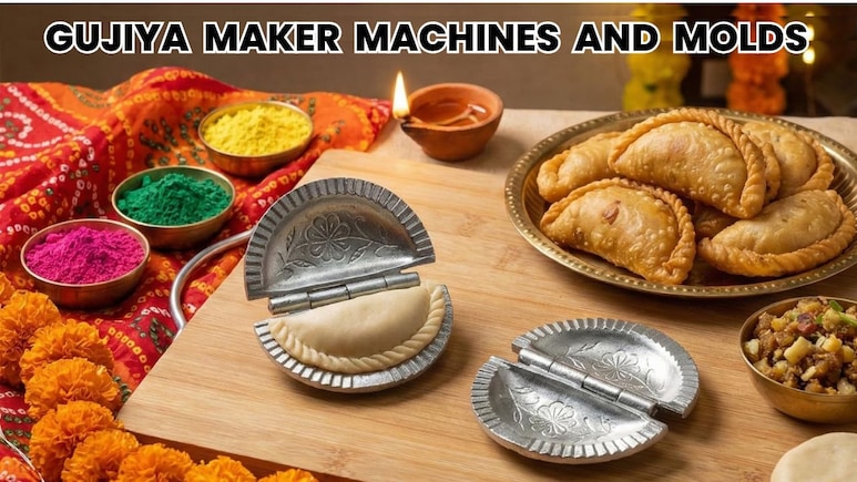 Gujiya Maker Machines: होली पर स्वादिष्ट गुजिया बनाने के लिए पाएं टॉप क्वालिटी मशीन और मोल्ड्स की शानदार डील्स