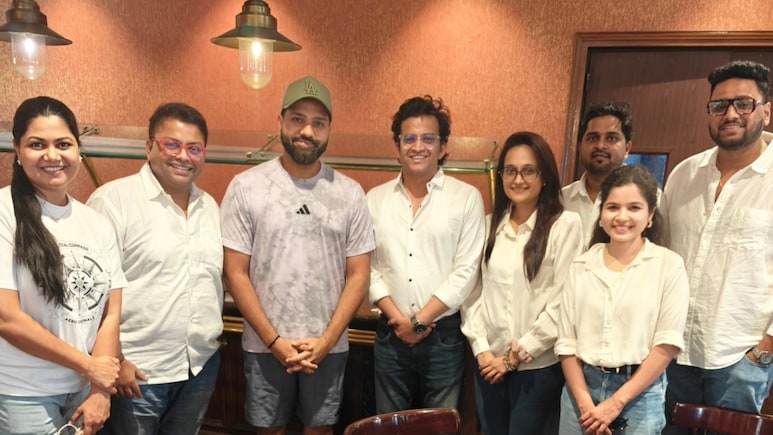 Rohit Sharma VIDEO: 'अरे मुंबईत राहतो..', रोहित शर्मा मराठीत बोलला; 'हास्यजत्रा'चे कलाकार भारावले