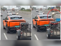 Fact Check: Mahindra BE 6 'Charging Via Towed Generator' Video Is AI-Generated