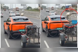 Fact Check: Mahindra BE 6 'Charging Via Towed Generator' Video Is AI-Generated