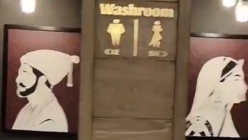 Congress MP Claims Shivaji Image Used As Gender Sign Outside Haryana Toilet