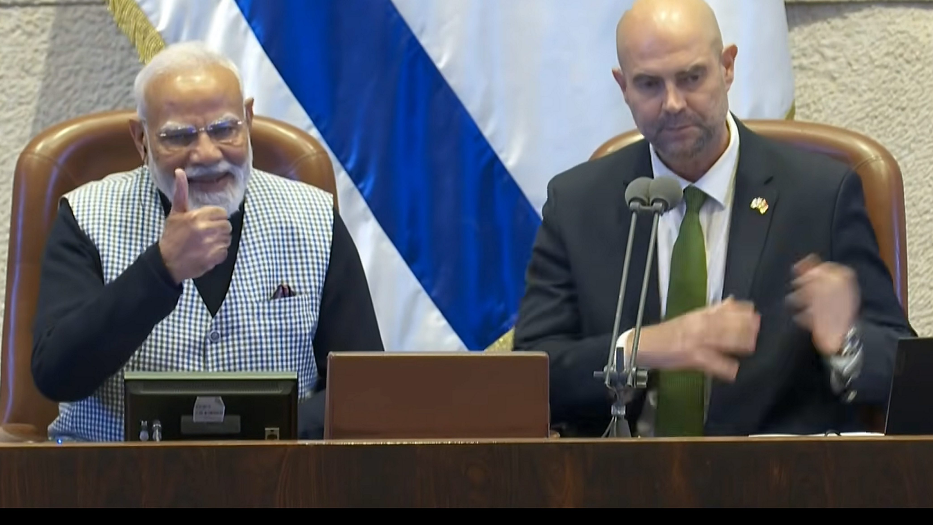 Israel Parliament Echoes With Modi Chants Ahead Of PM's Address