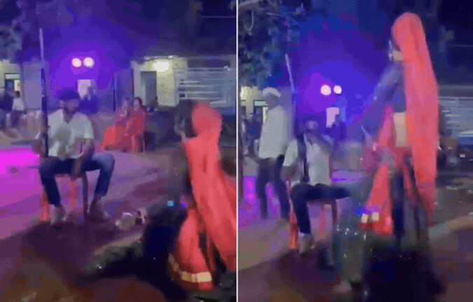 VIDEO: बंदूक पर डिस्को... कांग्रेस विधायक का प्रतिनिधि कुर्सी पर बैठकर फायर करता रहा, डांसर नाचती रही&nbsp;