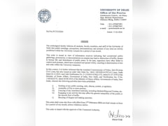 दिल्ली यूनिवर्सिटी में जारी हुआ नया फरमान! अगले 1 महीने तक धरना-प्रदर्शन पर पूरी तरह रोक