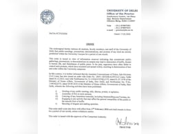 दिल्ली यूनिवर्सिटी में जारी हुआ नया फरमान! अगले 1 महीने तक धरना-प्रदर्शन पर पूरी तरह रोक