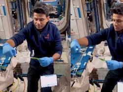 Shubhanshu Shukla Shows How Basic Lab Tasks Become Complex In Microgravity