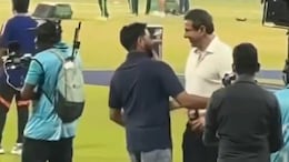 Watch: Rohit Sharma Shares Warm Embrace With Pakistan Legend Wasim Akram - Video Goes Viral