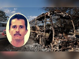 एल मेंचो की मौत के बाद जली हुई गाड़ियों का कब्रिस्तान बना मैक्सिको, हिंसा में कम से कम 14 मरे- Photos