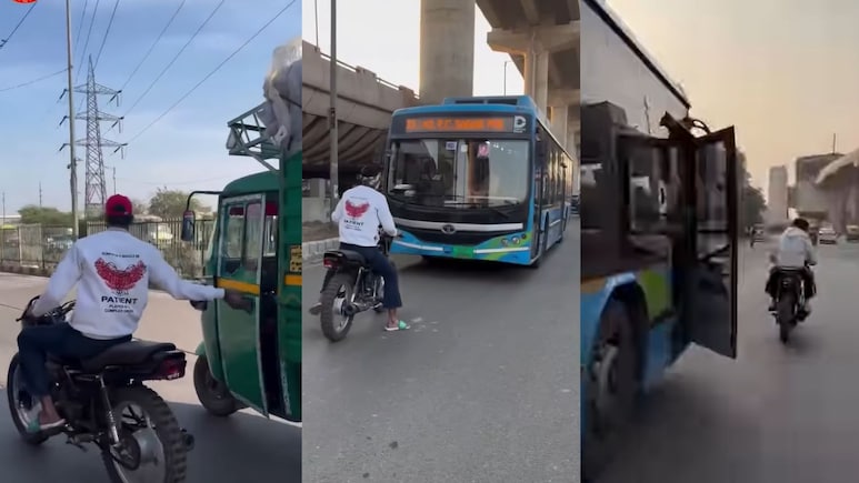 Delhi Police Arrests Biker For Opening Doors Of Moving Vehicles, Shares Viral Video