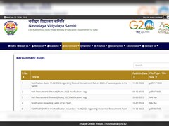 NVS ने जारी की Recruitment की नई गाइडलाइंस, टीचिंग और नॉन-टीचिंग पोस्ट के लिए आवेदन करने वाले एक बार जरूर कर लें चेक