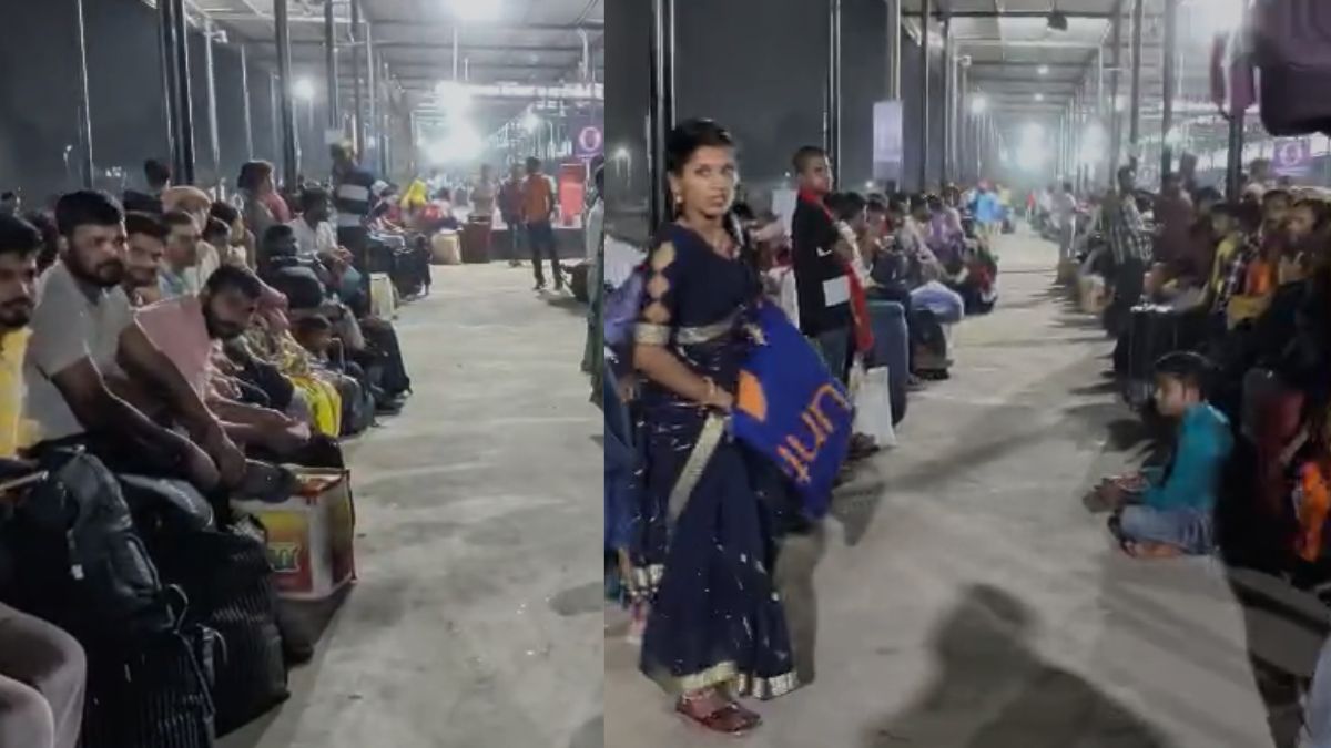 घर के लिए ऐसा इंतजार! सूरत के रेलवे स्टेशन में यूपी-बिहार के यात्रियों का जनसैलाब, 12-14 घंटे लाइन में लगे