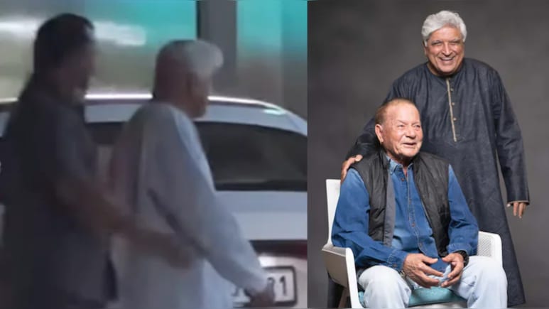 Javed Akhtar Rushes To Salim Khan At Lilavati Hospital In Mumbai
