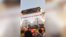 Video: The Horrific Moment 'Tsunami' Ride Snapped Mid-Air At Surajkund Mela