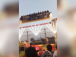 Video: The Horrific Moment 'Tsunami' Ride Snapped Mid-Air At Surajkund Mela