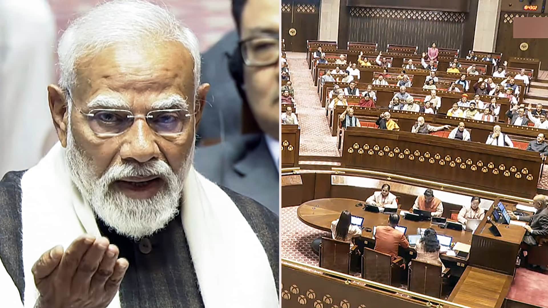 High Voltage Rajya Sabha Confrontation: Gaddar, Illegals And Opposition Walkout