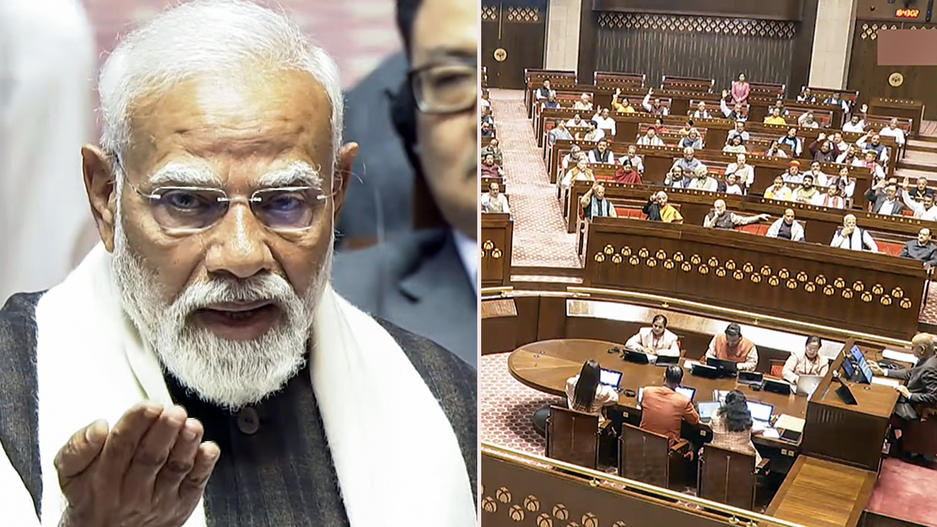 High Voltage Rajya Sabha Confrontation: Gaddar, Illegals And Opposition Walkout