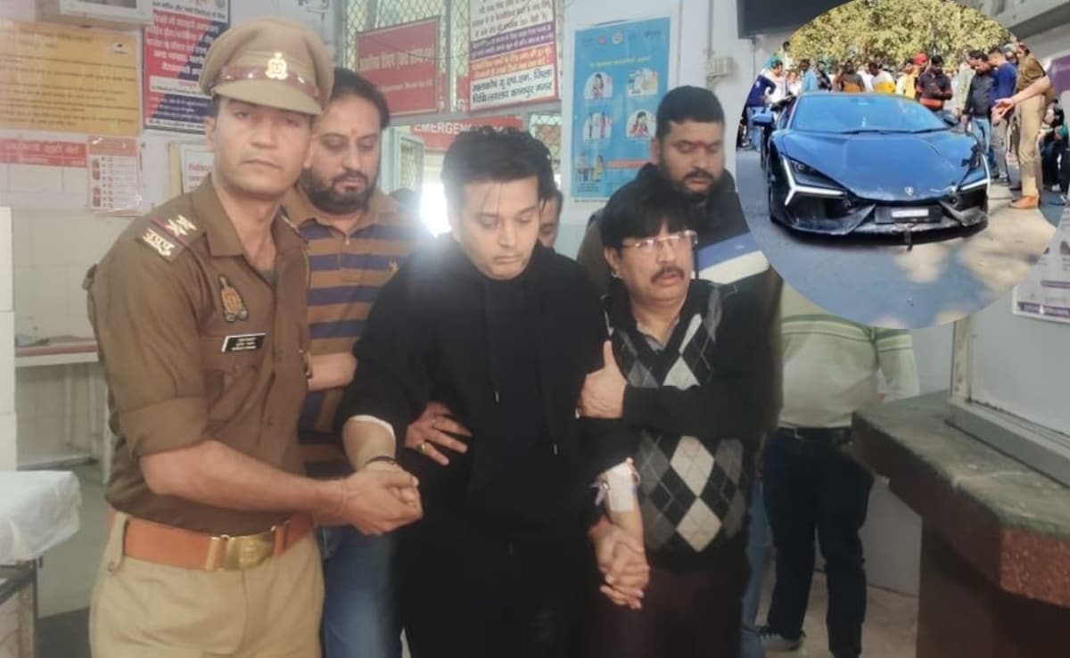 टक्कर से लेकर गिफ्तारी तक, कानपुर के लैम्बॉर्गिनी वाले रईसजादे की पूरी टाइमलाइन