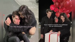 लाखों की चेन भी ना जीत सकी दिल, गर्लफ्रेंड का रिएक्शन देख फीका पड़ गया बॉयफ्रेंड का चेहरा