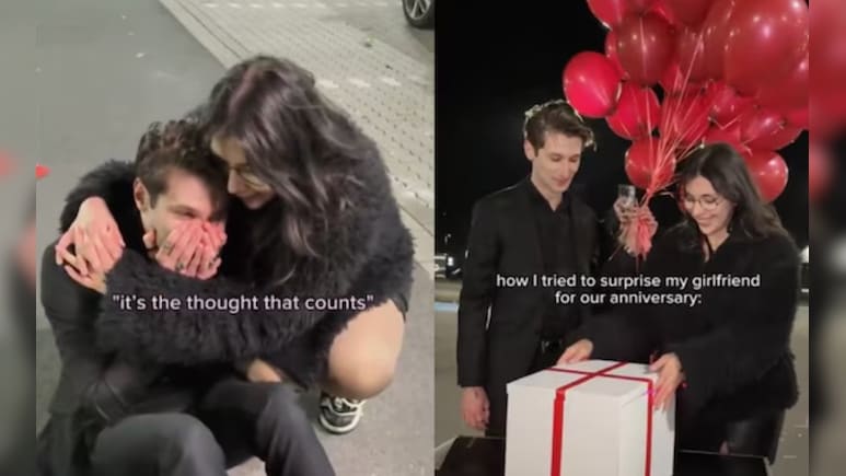 लाखों की चेन भी ना जीत सकी दिल, गर्लफ्रेंड का रिएक्शन देख फीका पड़ गया बॉयफ्रेंड का चेहरा