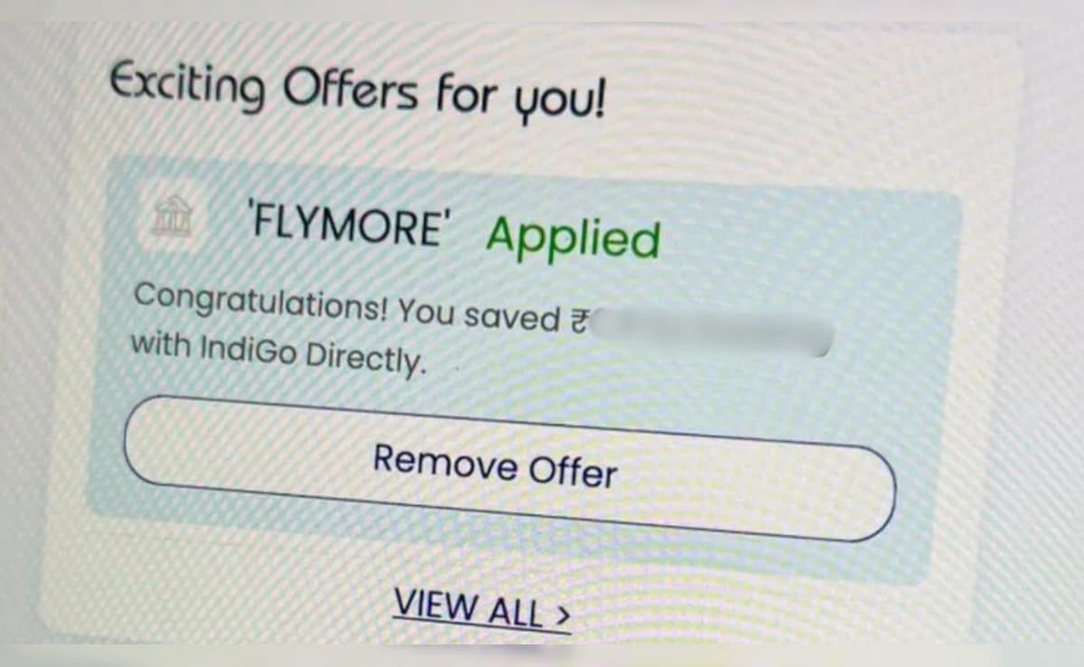 टिकट बुक कर रहा था बंदा...IndiGo से मिला भयंकर डिस्काउंट ऑफर, देख लोग बोले- क्या कीजिएगा इतनी धनराशि का?